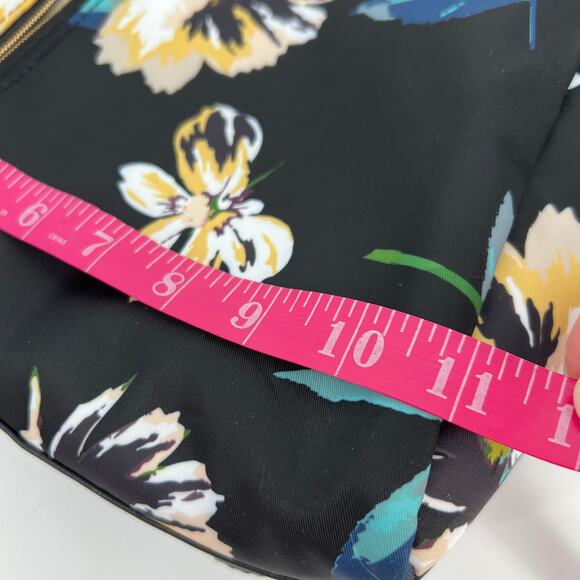 Travelon Anti Theft Addison Tote Bag Midnight Floral Travel 15x11x4 READ Black - Picture 9 of 10